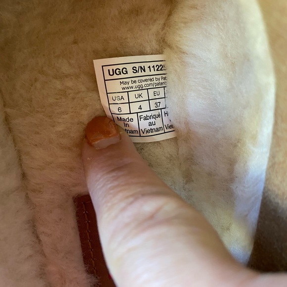 UGG TAZZ PLATFORM Slipper Clog Shoe CHESTNUT SIZE 7, 8, 9 NEW IN BOX - Picture 9 of 10